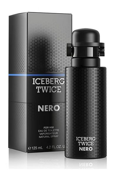 Iceberg Twice Nero Fragrance For Men Eau De Toilette 4.2 Fl Oz