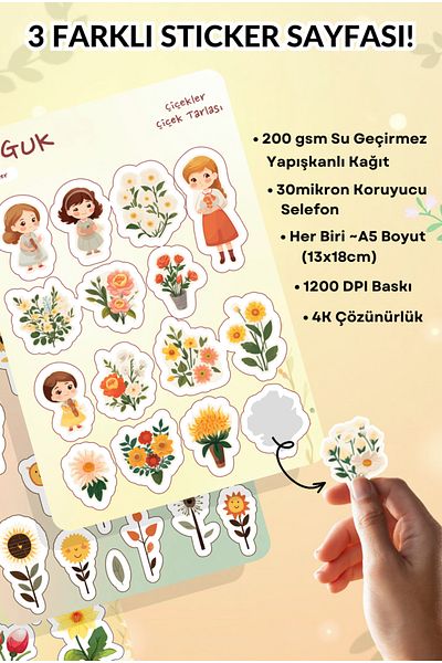 GUGUK Ahenk Garden Sticker Leaves Set