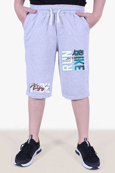 FYK COLLECTİON Ride Printed Boy's Double Pocket Capri