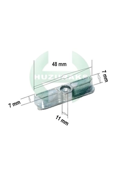 Genel Markalar Genel Marka Pimapen ve Diğer Tüm Markalar Pencere İspanyolet Kilit Karşılığı tip2 (4 Adet)