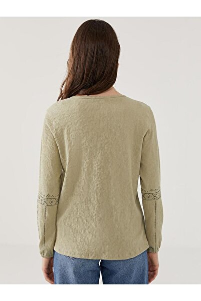 LC Waikiki LCW Grace Bağlamalı Yaka Çiçekli Kadın Bluz