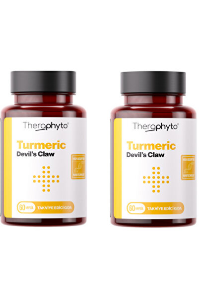 Theraphyto Şeytan Pençesi & Zerdeçal Ekstraktı 60 Kapsül * 2 adet