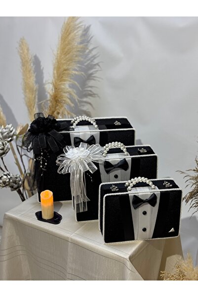 çeyiz sandık atölyesi 3lü Damat Çanta Çeyiz Sandığı