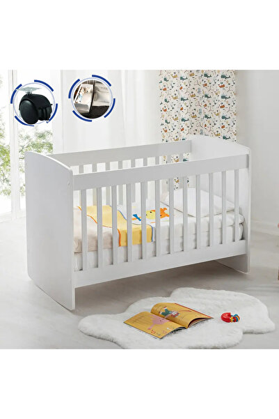 Bygolden Sallanır Tekerlekli Kademeli Beşik 60x120 Cm