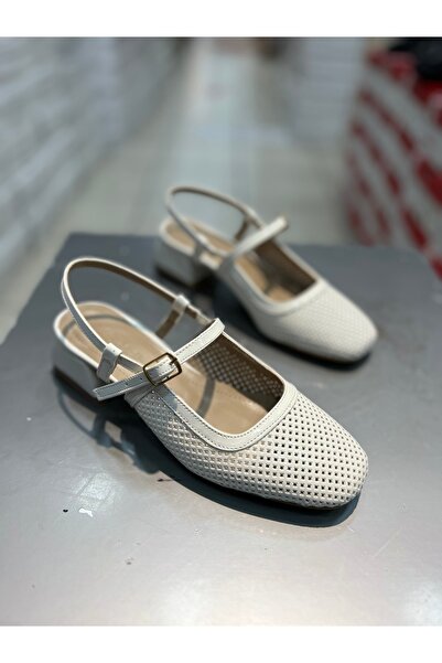 Hacıoğlu Ayakkabı Жіночі щоденні туфлі на підборах Serrace Fileli