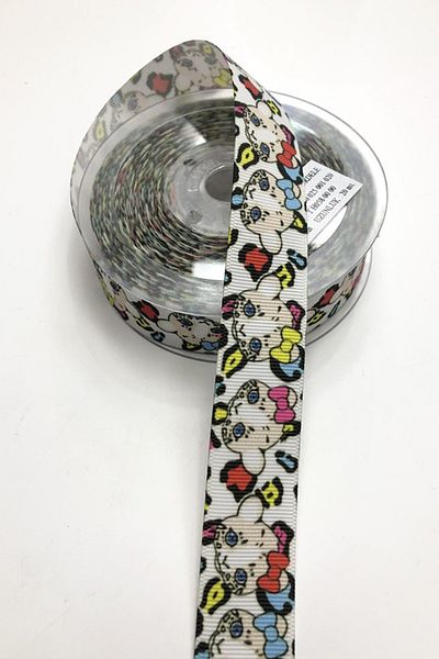 Hayalperest boncuk Panglici Grosgrain cu Motive 2,5 Cm