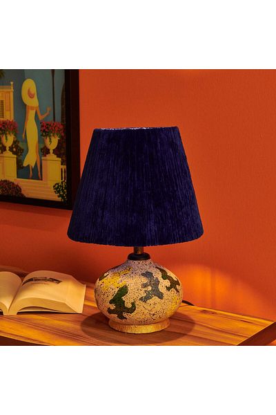 Hmydesign Hmy Design Ocean Blue Head Ceramic Lampshade - Colorful - 40 cm