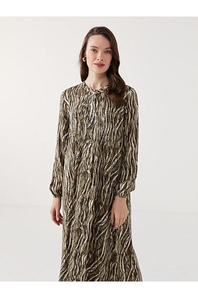 LC Waikiki Lcw Grace Crew Neck Floral Women's Dress