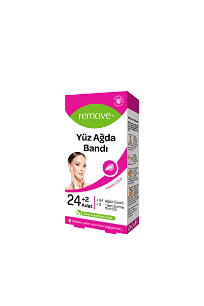 remove Yüz Ağda Bandı Hassas Ciltler 24'lü