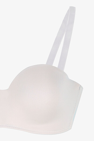 koza iç giyim Kadın Dolgusuz Mikro Straplez Sütyen