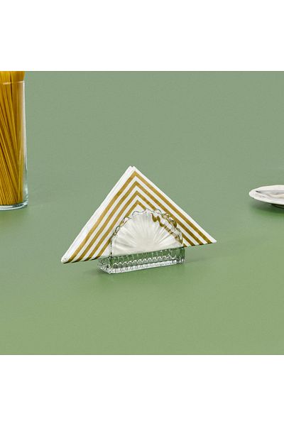Glass In Love In Love Nile Glass Napkin Holder - Gray - 12 cm