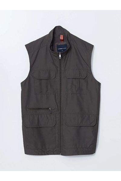 LC Waikiki Ανδρικό γιλέκο κυνηγιού LCWAIKIKI Classic Standard Fit Stand-up Collar