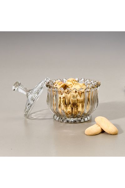 Glass In Love In Love Brasilia Glass Cookie Holder - Transparent - 17 cm