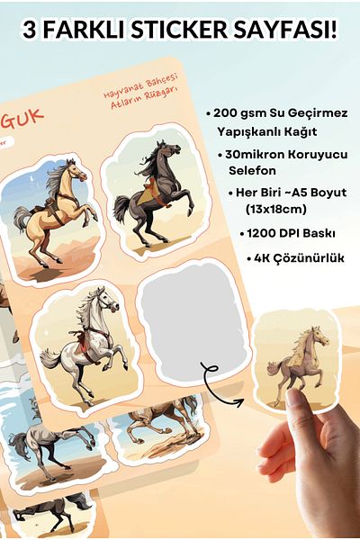 GUGUK Song of Horses Sticker Leaves Set