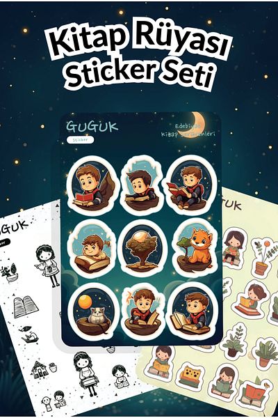 GUGUK Book Dream Sticker Leaves Set