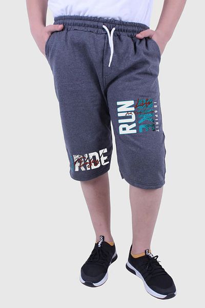FYK COLLECTİON Ride Printed Boy's Double Pocket Capri