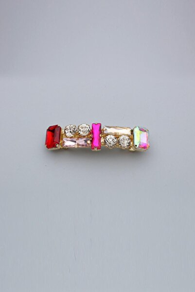 Modex Automatic Hair Clip - Baguette Stone Detailed