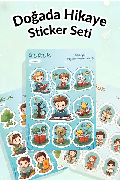 GUGUK Story in Nature Sticker Leaves Set