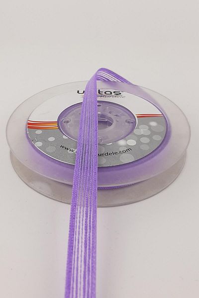 Hayalperest boncuk Κορδέλα Λιλά Λινό Εφέ 1 cm 10 m