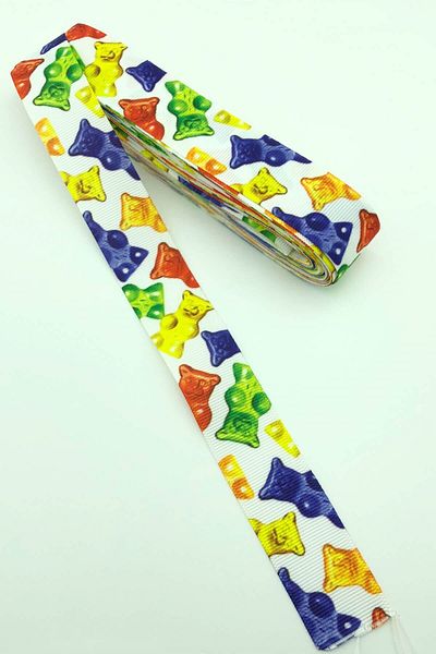 Hayalperest boncuk Panglică Grosgrain Imprimată Jelibon 10 Mt