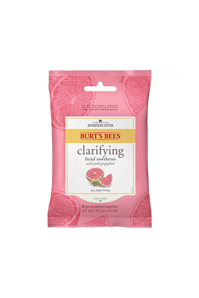 Burts Bees Burt's Bees Clarifying Temizleme, Makyaj Çıkarıcı Havlular ( Greyf...