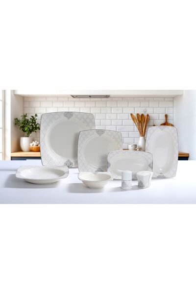 Remetta Premium 55 Prç. Bone Porselen Yemek Takımı ( Rd-827 )