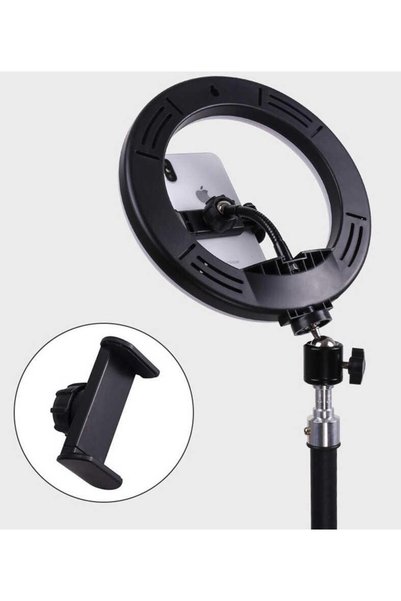 TEQSMA Zore M20 Işıklı Telefon Tutucu Ring Light
