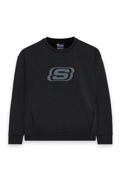 SKECHERS Sk232065 B Hanorac negru esențial pentru băiat