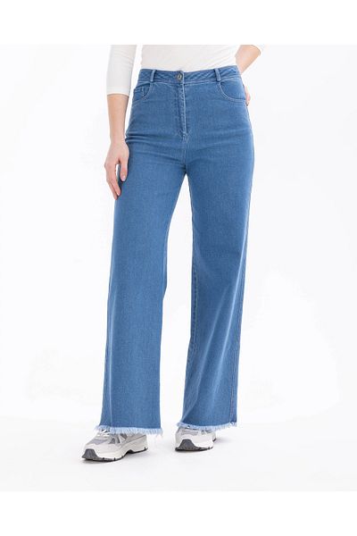SEÇİL PANTALONI JEAN CU TALIE ÎNALTĂ