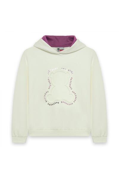 SKECHERS Sk242035 G 2Xi-Lock Loose Fit Λευκό παιδικό φούτερ