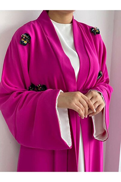 MELEK ARAZ Fuşya Ebrar Abaya
