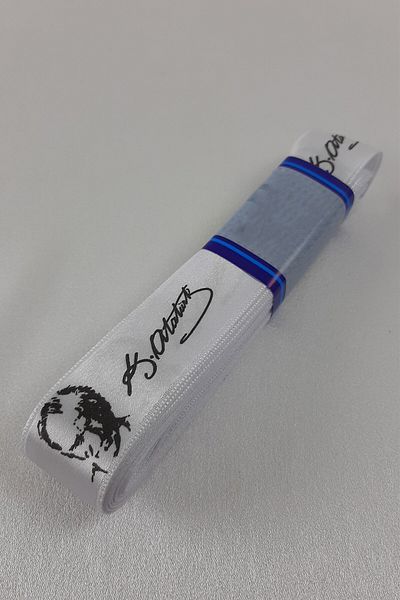 Ulutaş Panglică de satin imprimată K.ataturk albă