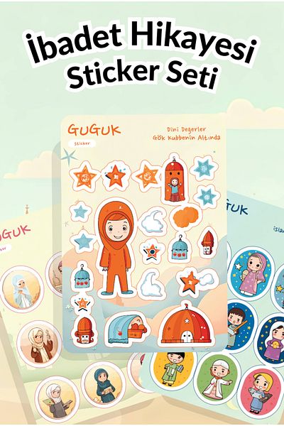 GUGUK Worship Story Sticker Leaves Set