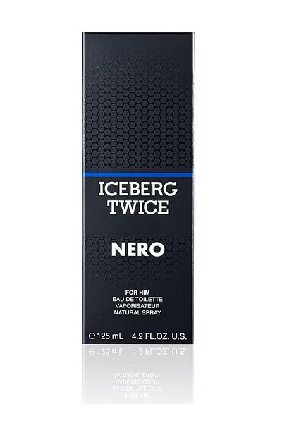 Iceberg Twice Nero Fragrance For Men Eau De Toilette 4.2 Fl Oz