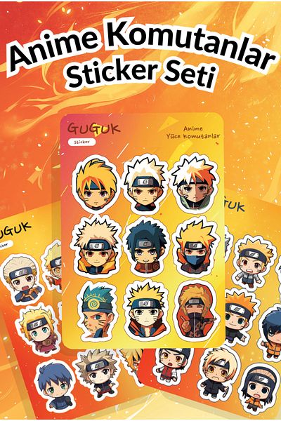 GUGUK Anime Commanders Sticker Leaves