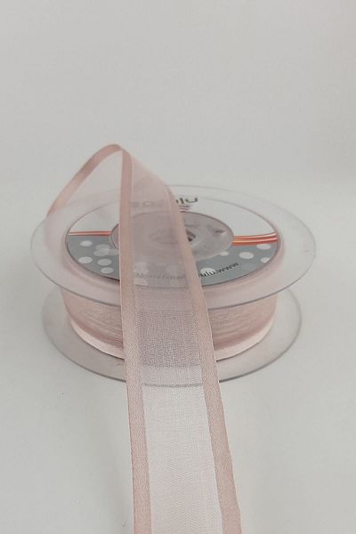 Hayalperest boncuk Σατέν κορδέλα 20 Mt 2,5 cm πλάτος οργάντζα