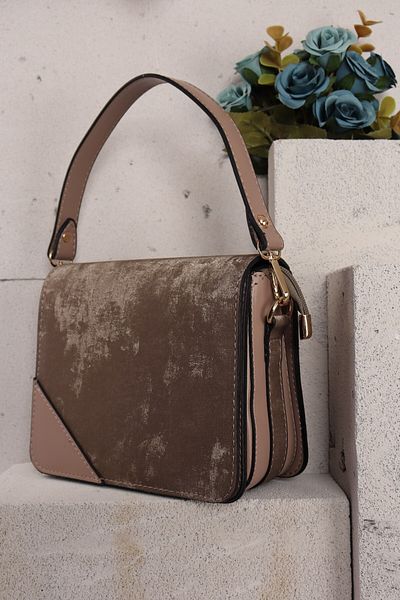 weem bag Weembag 420 Suede Siena Clutch чанта