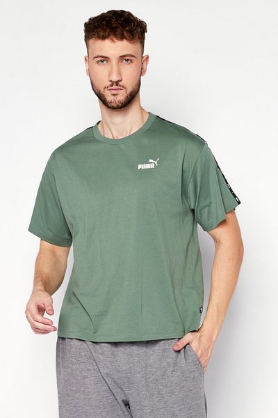 Puma Men Sportswear Fit Short Sleeves Training T-shirt, Green