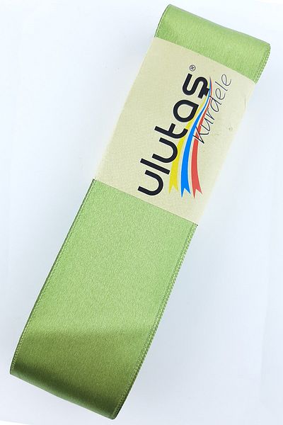 Hayalperest boncuk Grass Green Satin Κορδέλα 4 cm 10 m