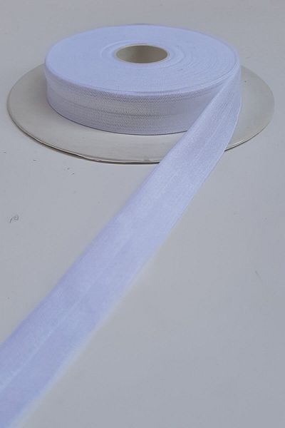 Hayalperest boncuk Bandă elastică de păr albă 1,5 cm