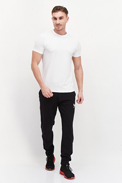 Castore Men Regular Fit Brand Logo Chino Pants, Black