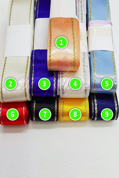 Hayalperest boncuk Glitter Satin Ribbon 3cm