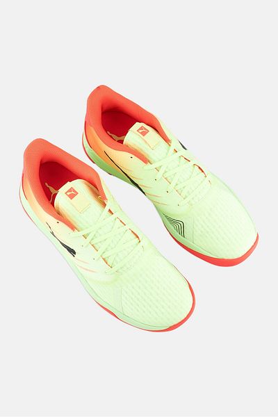 Puma حذاء جري Accelerate Pro برباط للرجال، لون أخضر ليموني