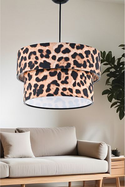EvLight Leopard Patterned Pendant Chandelier