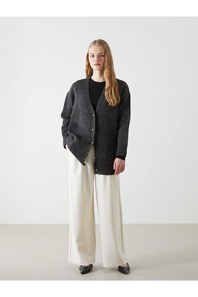 LC Waikiki Lcw Vision V-Neck Women's Knitwear Cardigan