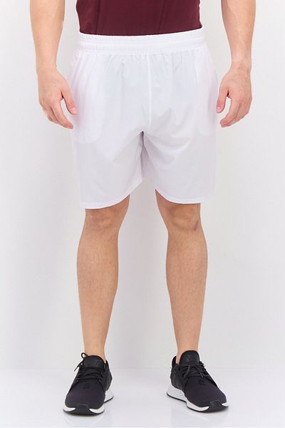 BOLA Best Of Luck Always Men Sportswear Fit 7,5 Inseam Training Shorts, White