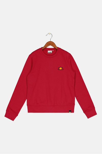 Ellesse Kids Girl Patch Logo Sweatshirt, Dark Pink