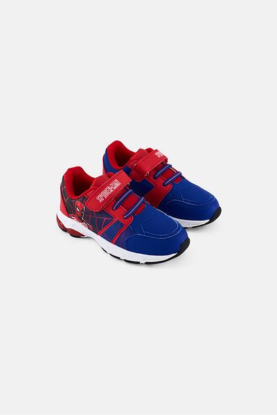 Marvel Kids Boy Spider-Man Velcro Closure Shoes, Red