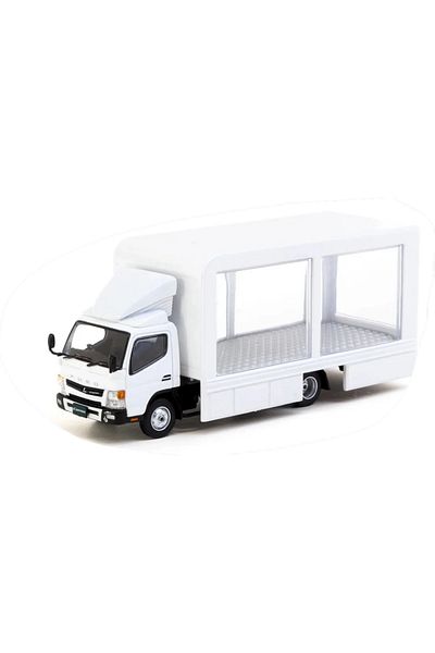 TOYFEST شاحنة عرض متنقلة من Tarmac Works 1/64 Fuso Canter