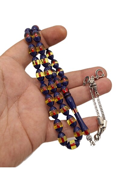 Han Ticarethane Pastel Violet Galben Culoare Pulbere Chihlimbar Tasbih